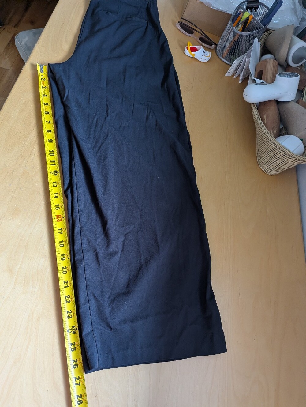 Lululemon Pleat-Front High-Rise Trouser *Regular Size 8 Black Pockets Fly Front - Picture 15 of 16
